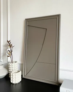 Tableau en bois beige cocoa 80 cm Arch - Likya