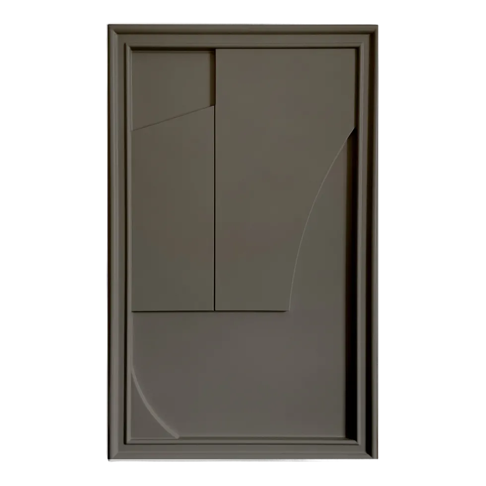 Tableau en bois beige cocoa 80 cm Verge - Likya