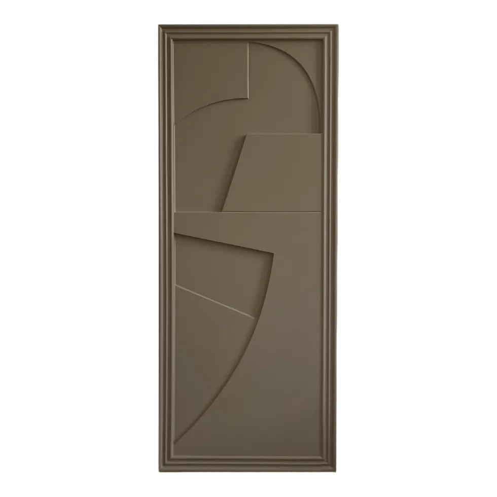 Tableau en bois beige cocoa 45 x 115 cm Verto - Likya
