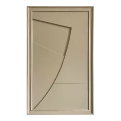 Tableau en bois beige gris 80 cm Arch - Likya