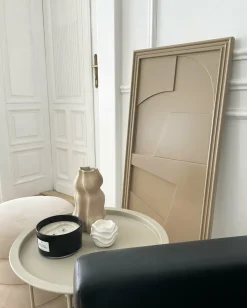 Tableau en bois beige gris 45 x 115 cm Verto - Likya