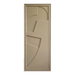 Tableau en bois beige gris 45 x 115 cm Verto - Likya