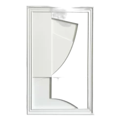 Tableau en bois blanc 80 cm Randonne - Likya
