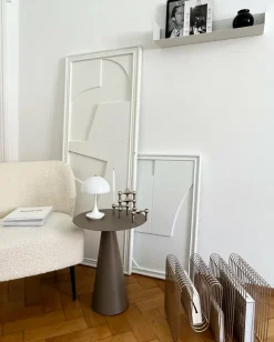 Tableau en bois blanc 80 cm Verge - Likya