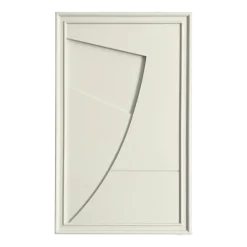 Tableau en bois blanc oyster 80 cm Arch - Likya