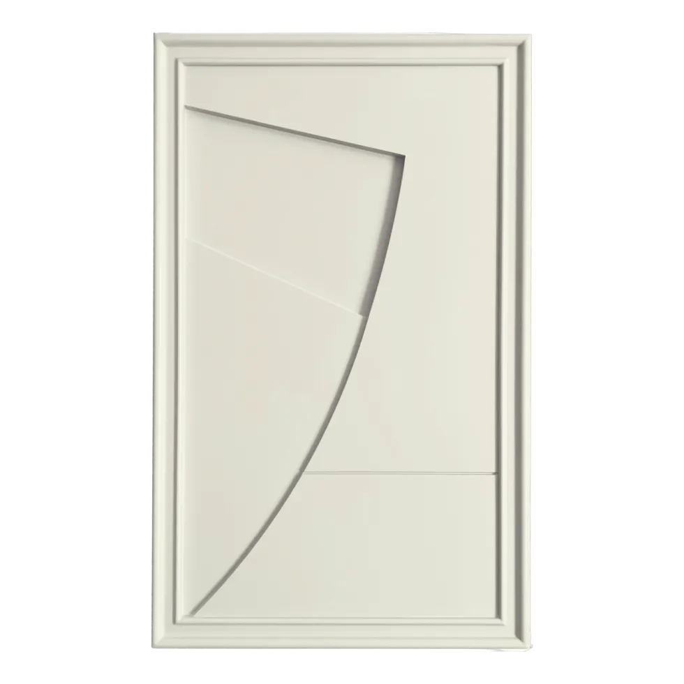 Tableau en bois blanc oyster 80 cm Arch - Likya