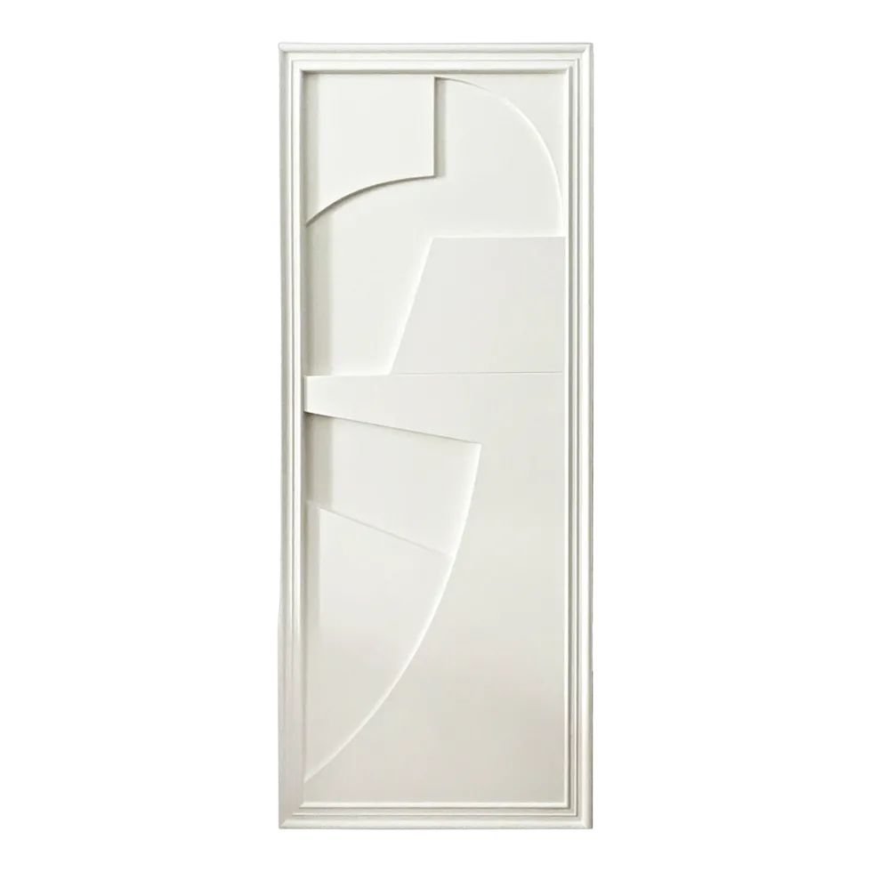 Tableau en bois blanc 45 x 115 cm Verto - Likya