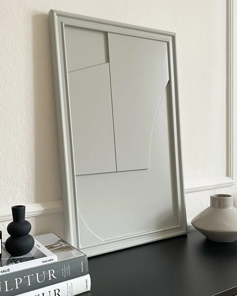 Tableau en bois gris 80 cm Verge - Likya