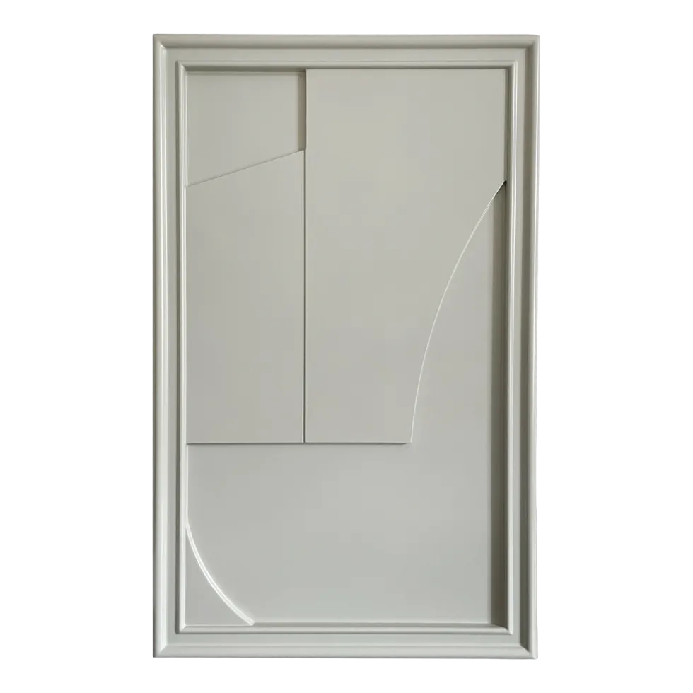 Tableau en bois gris 80 cm Verge - Likya