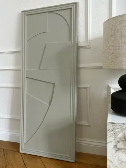 Tableau en bois gris silk 45 x 115 cm Verto - Likya