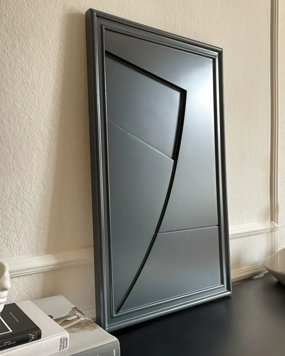 Tableau en bois noir 80 cm Arch - Likya