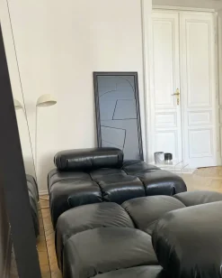 Tableau en bois noir 60 x 150 cm Verto - Likya