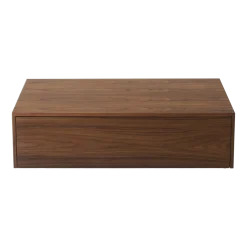 Table basse avec tiroir en noyer 103x60cm Mass - New Works
