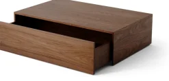 Table basse avec tiroir en noyer 103x60cm Mass - New Works