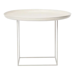 Table basse blanche 70 cm Duke - Norr11