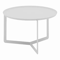 Table basse blanche Round 2 - Meme Design