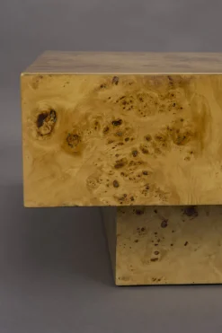 Table basse carrée en bois 90x90x39cm Quinn - Dutchbone