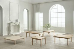 Table basse carrée en chêne huilé 96x96cm Elton - Bolia