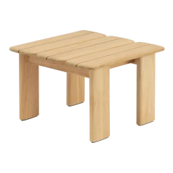 Table basse carrée en teck 55cm Assemble - Muuto
