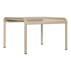 Table basse de jardin beige en acier électro-galvanisé 57x38cm Dapple - Ferm Living