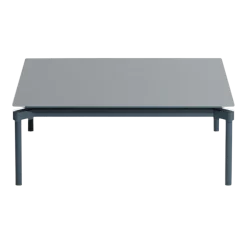 Table basse de jardin carrée gris bleu 70x70cm Fromme - Petite friture