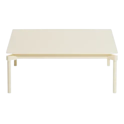 Table basse de jardin carrée ivoire 70x70cm Fromme - Petite friture