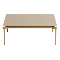 Table basse de jardin carrée or 70x70cm Fromme - Petite friture