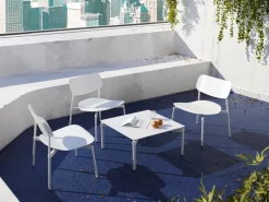 Table basse de jardin carrée vert bouteille 70x70cm Fromme - Petite friture