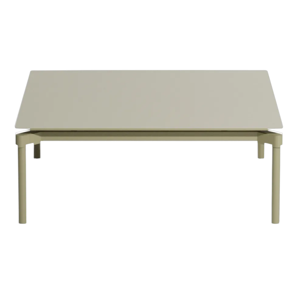 Table basse de jardin carrée vert jade 70x70cm Fromme - Petite friture