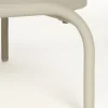 Table basse de jardin en aluminium beige et bois 110x62,5x32cm Vista - Zuiver