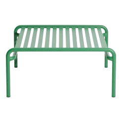 Table basse de jardin en aluminium vert menthe 60x69cm Week end - Petite friture