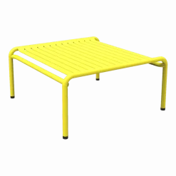 Table basse de jardin jaune Week-End - Petite Friture