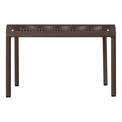 Table basse de jardin marron en acier électro-galvanisé 57x38cm Dapple - Ferm Living