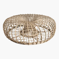 Table basse de jardin naturel en cannage Nest - Cane-Line