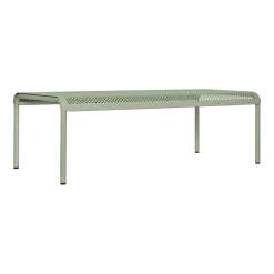 Table basse de jardin vert pâle en acier électro-galvanisé 114x38cm Dapple - Ferm Living