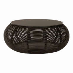 Table basse d'extérieur D77 cm noir Ivo - Vincent Sheppard