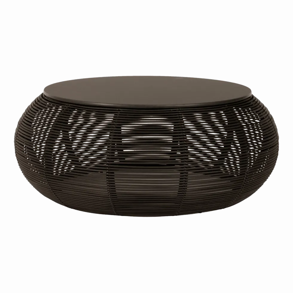 Table basse d'extérieur D77 cm noir Ivo - Vincent Sheppard