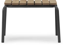 Table basse d'extérieur en acier noir 55 x 45 cm Robinia Vig - Normann Copenhagen