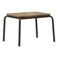 Table basse d'extérieur en acier noir 55 x 45 cm Robinia Vig - Normann Copenhagen