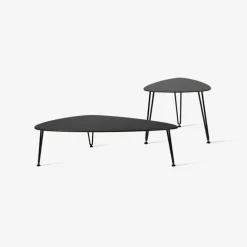 Table basse d'extérieur en métal noir Rozy - Vincent Sheppard