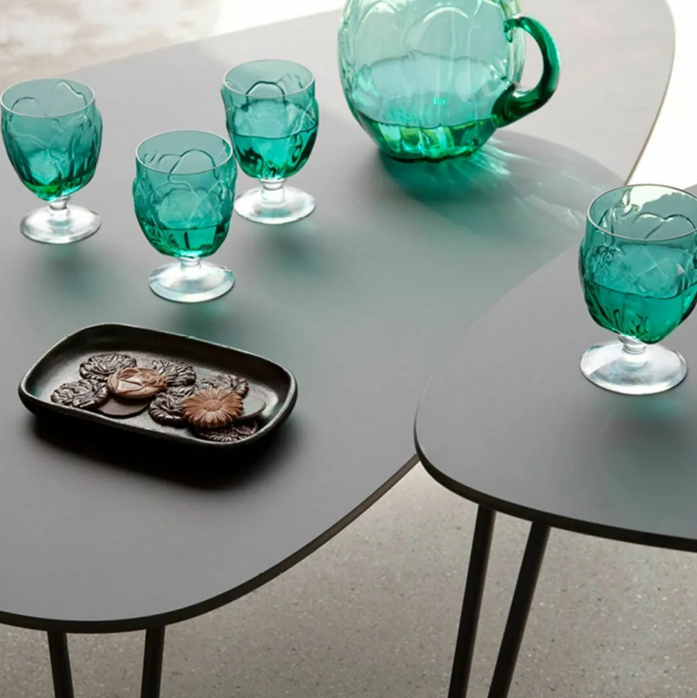 Table basse d'extérieur en métal noir Rozy - Vincent Sheppard