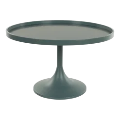 Table basse en acier bleu 69x42cm Jason - Zuiver