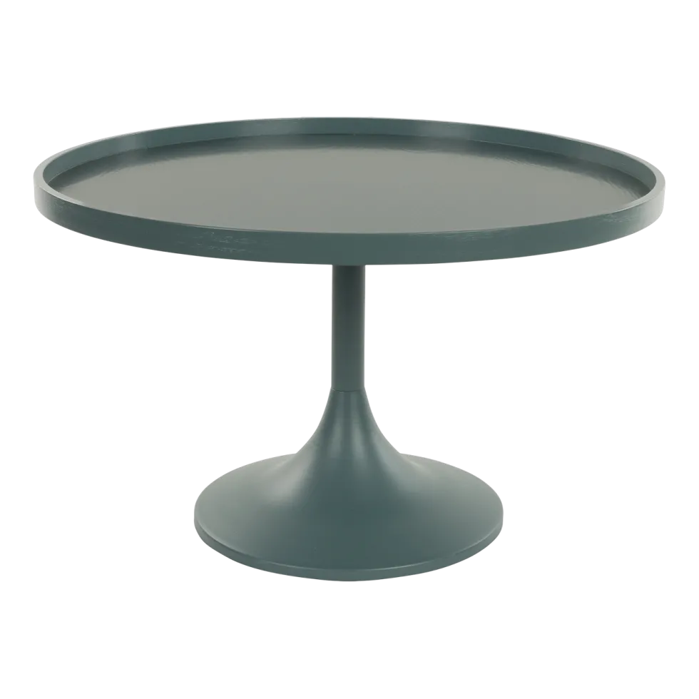 Table basse en acier bleu 69x42cm Jason - Zuiver