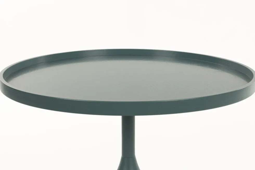 Table basse en acier bleu 69x42cm Jason - Zuiver