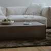 Table basse en acier inoxydable 100x63cm Raw - Metallbude
