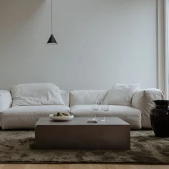 Table basse en acier inoxydable 100x63cm Raw - Metallbude