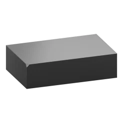 Table basse en acier inoxydable 100x63cm Raw - Metallbude
