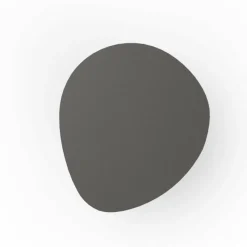 Table basse en acier mat olive 37 cm Galet 03 - Matière Grise