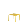 Table basse en acier thermolaqué inoxydable jaune 50x38cm Panorama - TIPTOE