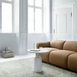 Table basse en acier warm grey Turn table Warm Grey - Normann Copenhagen